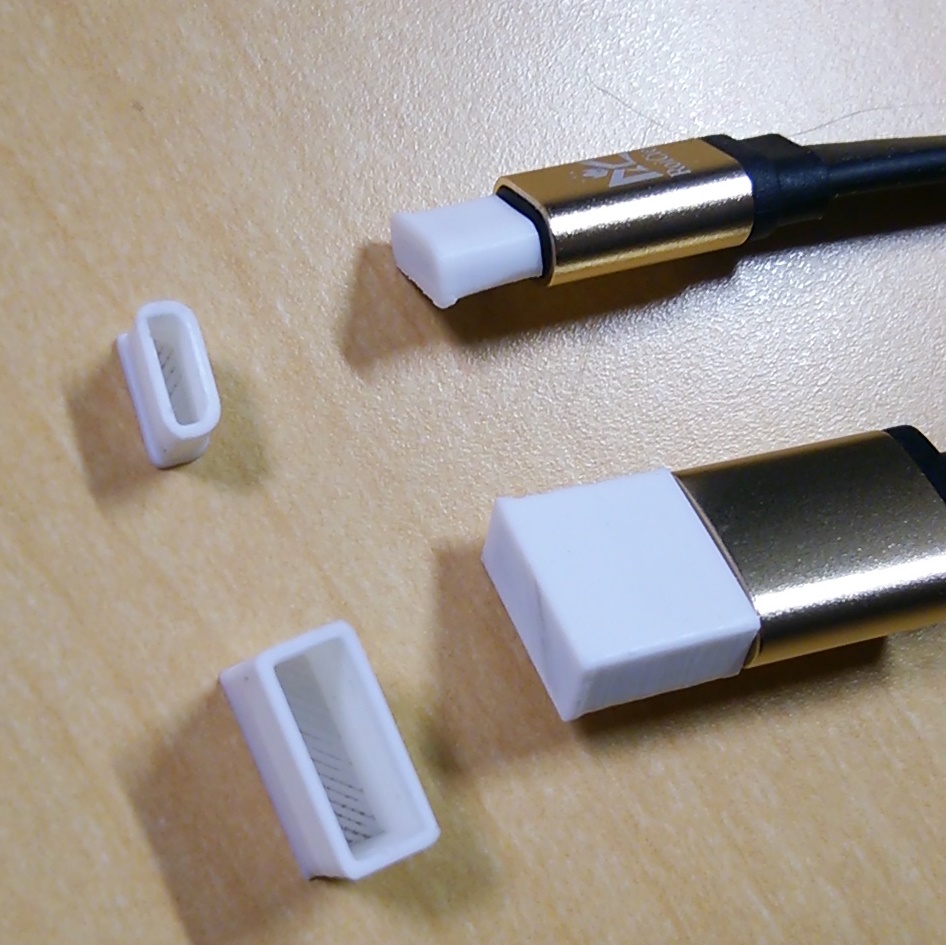 3Dプリント：USBキャップ